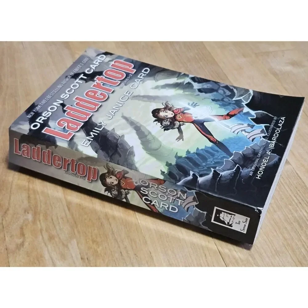 Laddertop Books 1-2 (Tor Books October 2013) Manga Graphic Novel Book Scott Card
